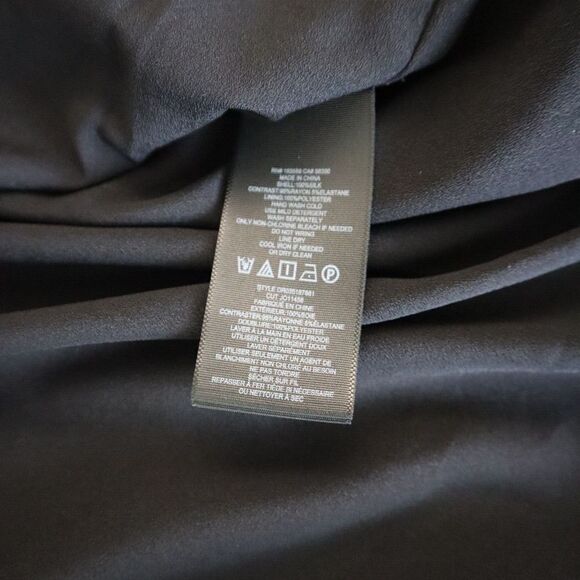 Joie DR035187881 Women's Sz S Black Racine Silk Square Neck Maxi Dress - Picture 8 of 9